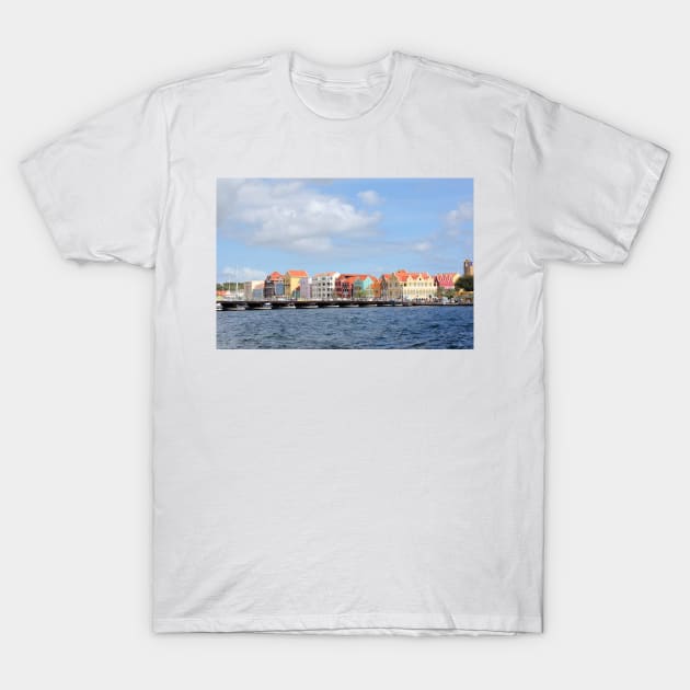 Colorful Houses of Willemstad, Curacao T-Shirt by Christine aka stine1